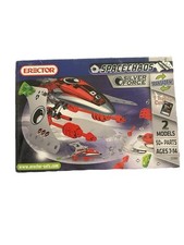 Erector Set Space Chaos Silver Force Fighter with Trading Card
