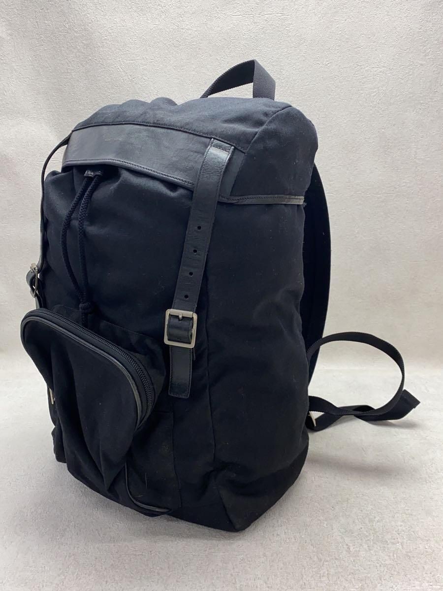 ZAINO SAINT LAURENT CACCIA ROCCIA SACCO TELA NERO QUADRATO VERAMENTE