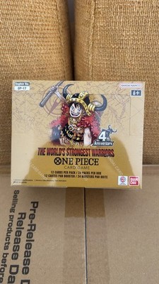 Bandai One Piece Card Game OP-17 The World's Strongest Warriors Booster Box ENG