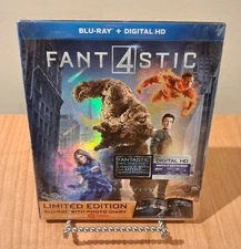 Fantastic 4 (2015) Blu-ray + Digital Limited Edition DigiBook  New Sealed 