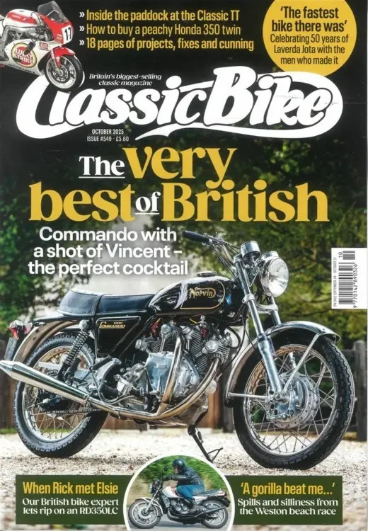 CLASSIC BIKE MAGAZINE | OCT 2025 #549 | THE VERY BEST OF BRITISH