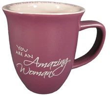 You Are An Amazing Woman Coffee Mug Cup 14oz Proverbs 31:29 Abbey Gift No Lid