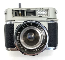 Halina Rolls Camera w Anastigmat 45mm f3.5 lens Hong Kong 1960 Untested