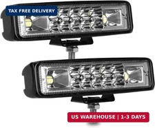 6 Inch Led Pods Light Bar - nicerpro Slim 60W 10000Lm 12V/24V Driving Fog Light