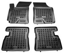 Gummifußmatten Set Automatten mit hohem Rand passend für Hyundai Getz schwarz