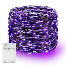 Dazzle Bright Halloween Fairy String Lights, 20 FT 60 LED Copper Wire Battery Op