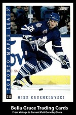 1993-94 Score Mike Krushelnyski #367 Toronto Maple Leafs NHL Hockey 