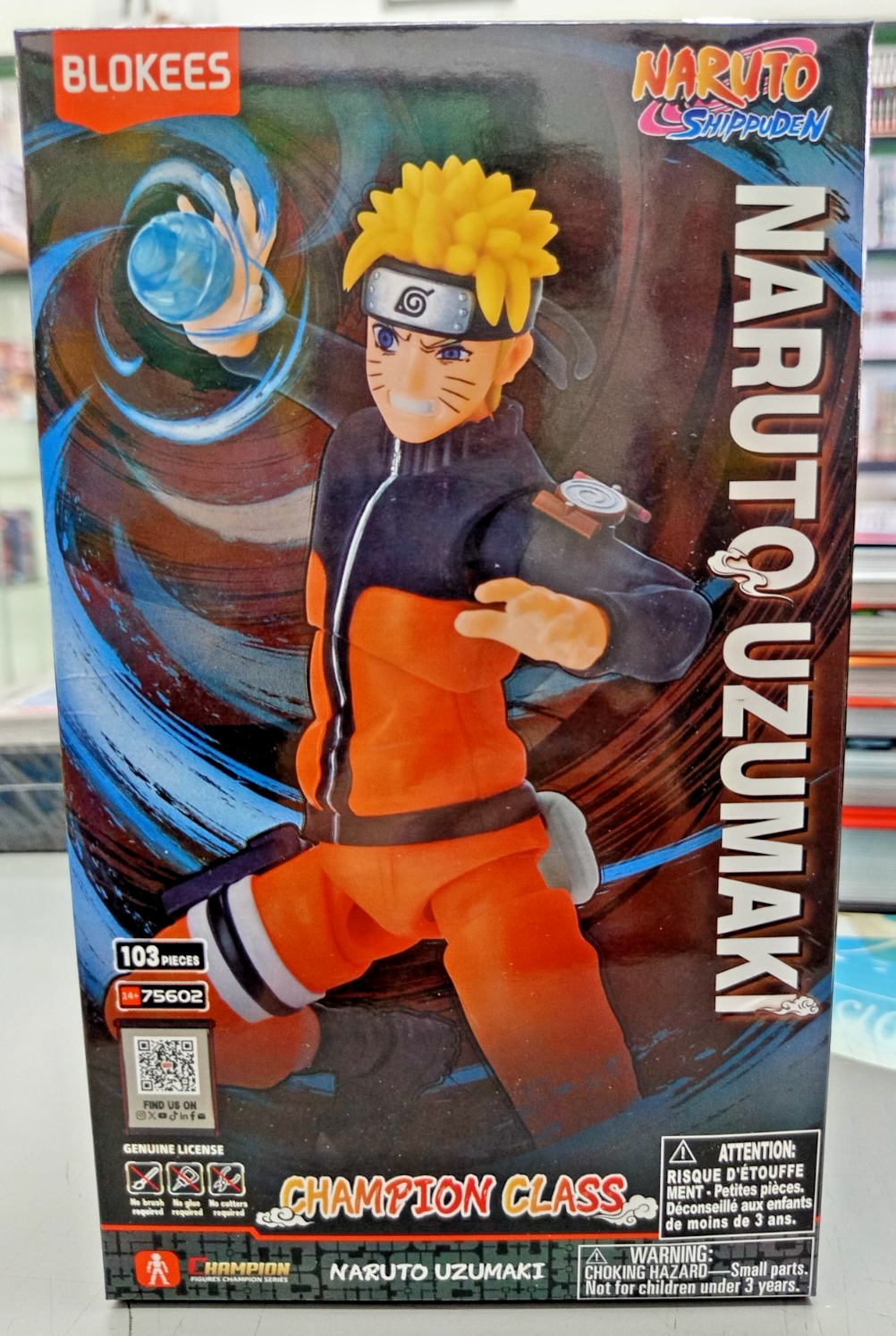 Blokees 75602 - Naruto - Naruto Uzumaki Champion Class Model Kit