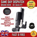 FOR NISSAN QASHQAI J10 J11 2006-2021 FRONT & REAR DUAL WINDSCREEN WASHER PUMP