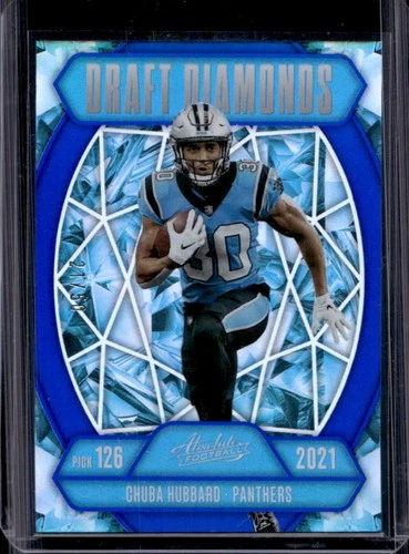 2025 Panini Absolute Chuba Hubbard Spectrum Blue (RAW)