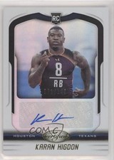 2019 Certified Rookie Signatures 71/149 Karan Higdon #138 Auto 0c2