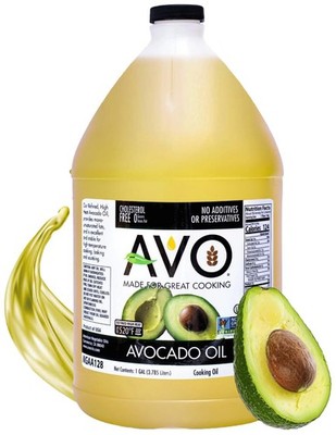 AVO NON GMO 100% Avocado Oil, 1 Gallon 128 Fl-oz, NO Preservatives 128 Fl Oz 