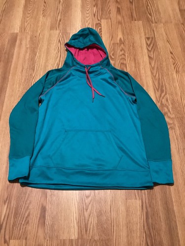 Damen-Kapuzenpullover Größe XL16/18 Marke DANSKIN langärmelig Farbe blau und rosa