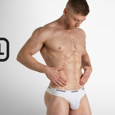 Neuer aussieBum Essential String, weiß, Small