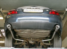 Jaguar S Type R 4.2 V8 silenziatore posteriore tubi di rimozione - tubo di coda 3,5