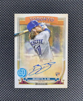 2020 Topps Gypsy Queen Bo Bichette /25 Bazooka Gum Back Auto RC ROOKIE #GQA-BBI