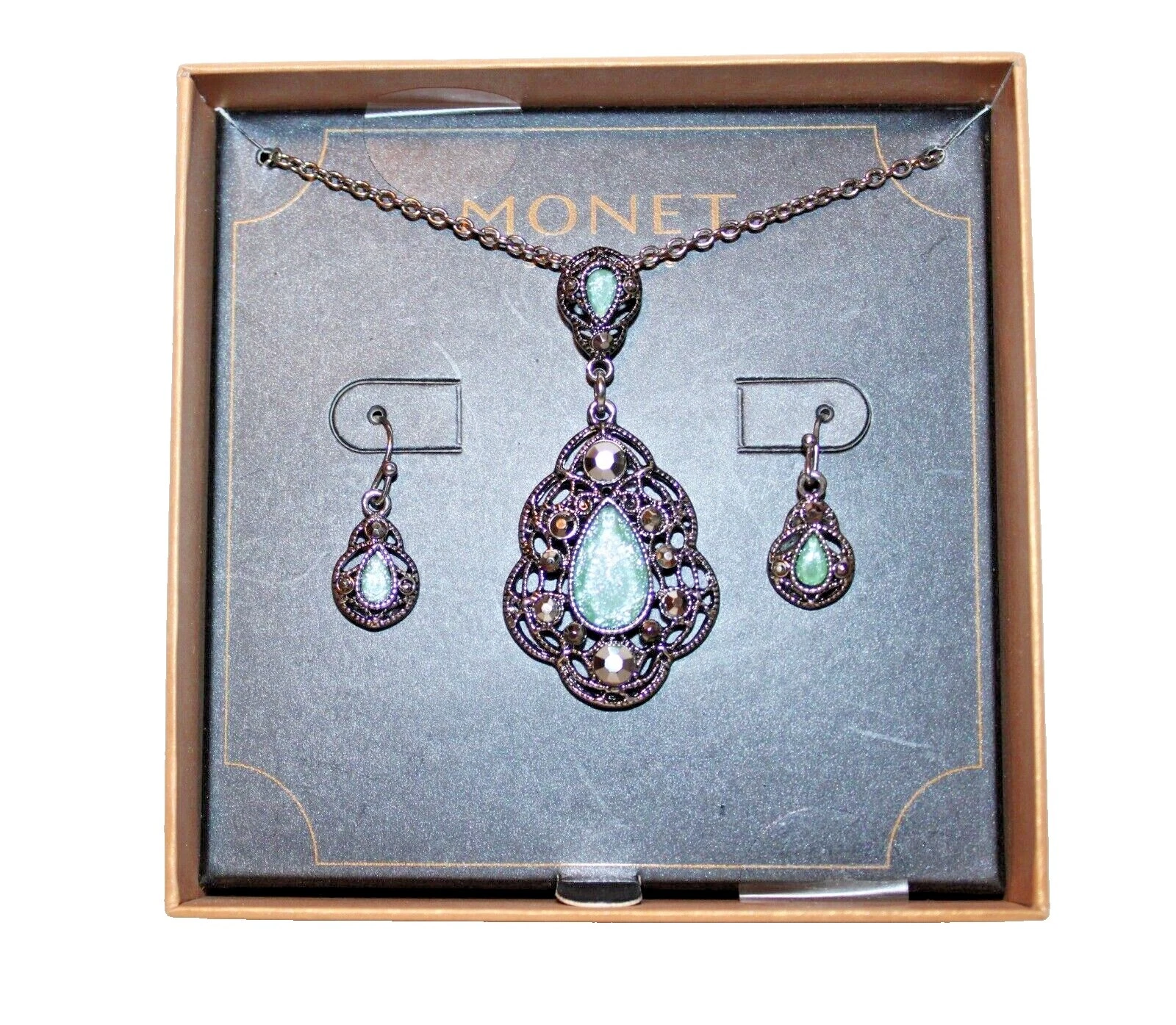 泰银白铁矿石时尚首饰套装