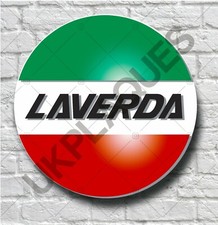 LAVERDA 2FT GROSSES GARAGENSCHILD PLAKETTE MOTORRAD MOTORRAD MANN H&Ouml;HLE JOTA 750 SF
