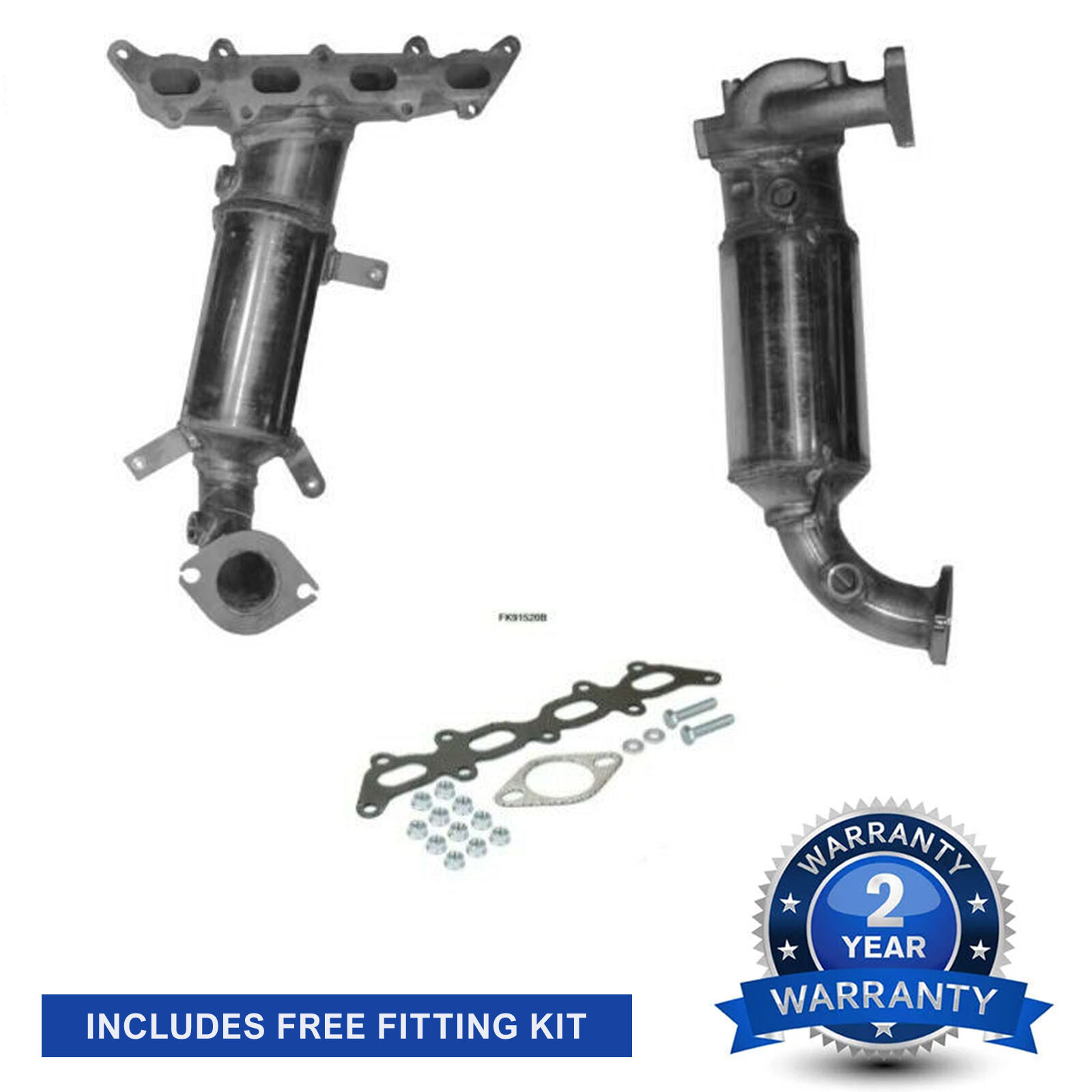 Approved Catalytic Converter BM91520H Fiat Doblo, Grande Punto 1.4 2yr Warranty