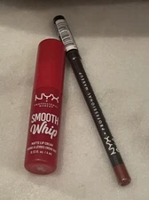 NYX Smooth Whip Matte Lip Cream in “Cherry Creme” (SEALED) w/ Lip Liner