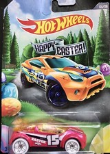 2015 Hot Wheels Walmart 4/6 Happy Easter Series SUPER GNAT Pink w/White Whls Pr5