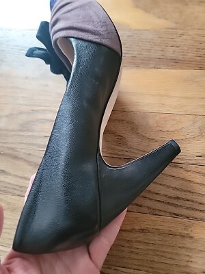 Plenty By Tracy Reese Raja Glitter Pumps Anthropologie Size  PLENTY Tracy Reese RAJA Glitter Pumps w/Bow anthropologie Black/Purple main image 1