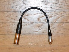 Adapter AKG (3biegunowy. Mini-XLR TA3M) na Shure Axient AD1, ADX1, ADX1M (LEMO3)