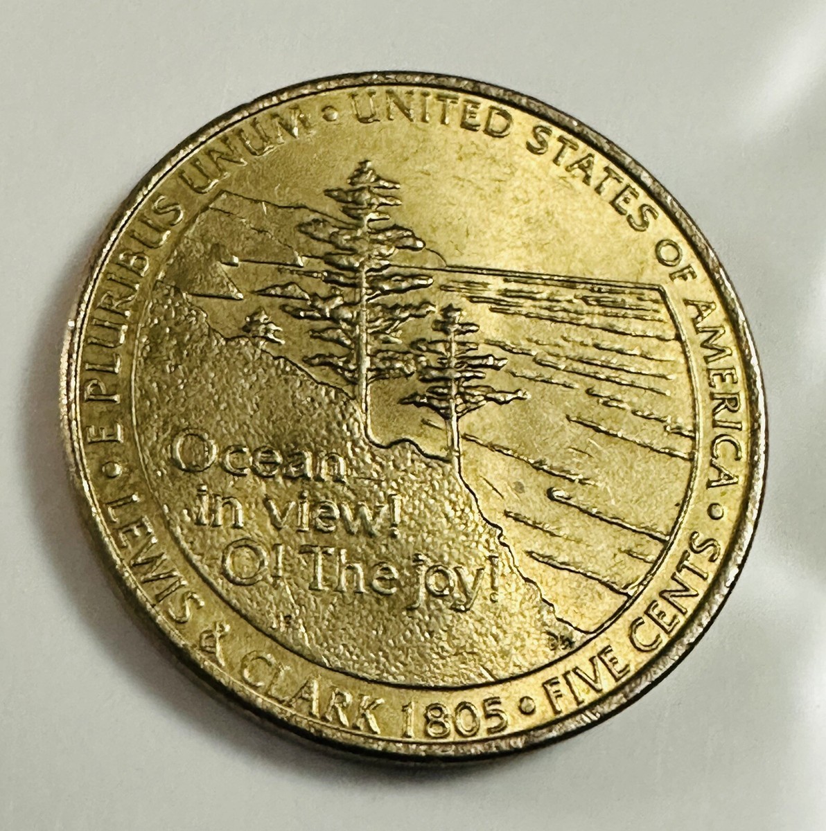 2005 P Jefferson Ocean in View Nickel-Exceptional Toned ( Check