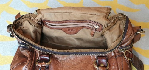D&G Medium Tan Leather Handbag - Picture 6 of 7