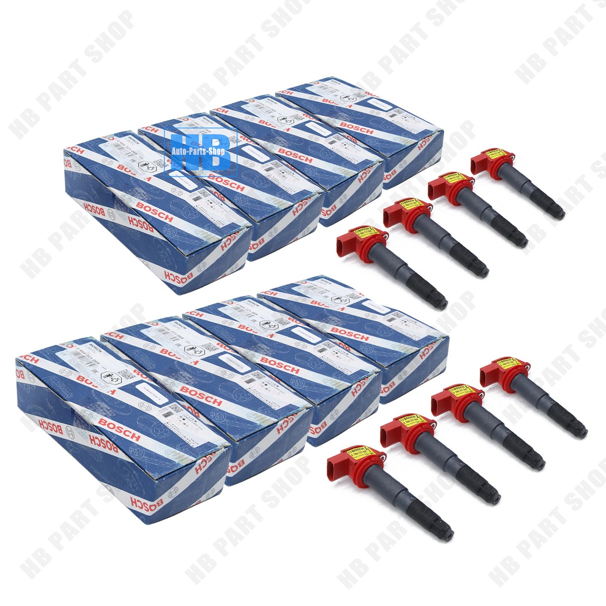 8X Ignition Coil 94860210414 BOSCH For Porsche Cayenne 92A Panamera 970 3.6  4.8L | eBay