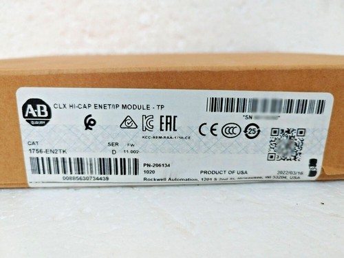 Allen Bradley 1756-EN2TK New in Box New Factory Sealed Free Shipping PLC 1PC US - Picture 3 of 11