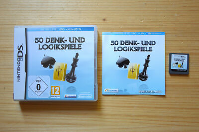 NDS - 50 Denk- und Logikspiele - (OVP, mit Anleitung)
