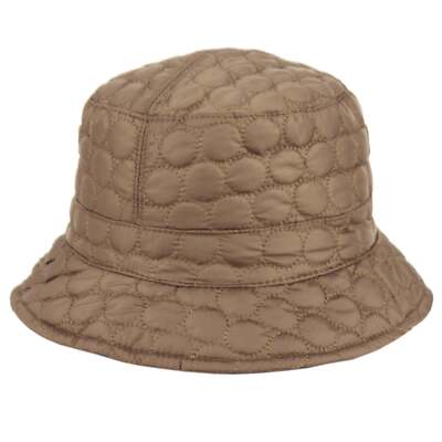 Wool Blend Vintage Bucket Hat Adjustable Drawstring One Size Fits Most Womens 1920s Vintage Upturn Brim Wool Blend Cloche Church  main image 4
