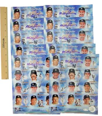 Mickey Rivers Rookie Card Lot of 10 Mickey Rivers New York Yankess Signed Yankees Magic 8x10 ...