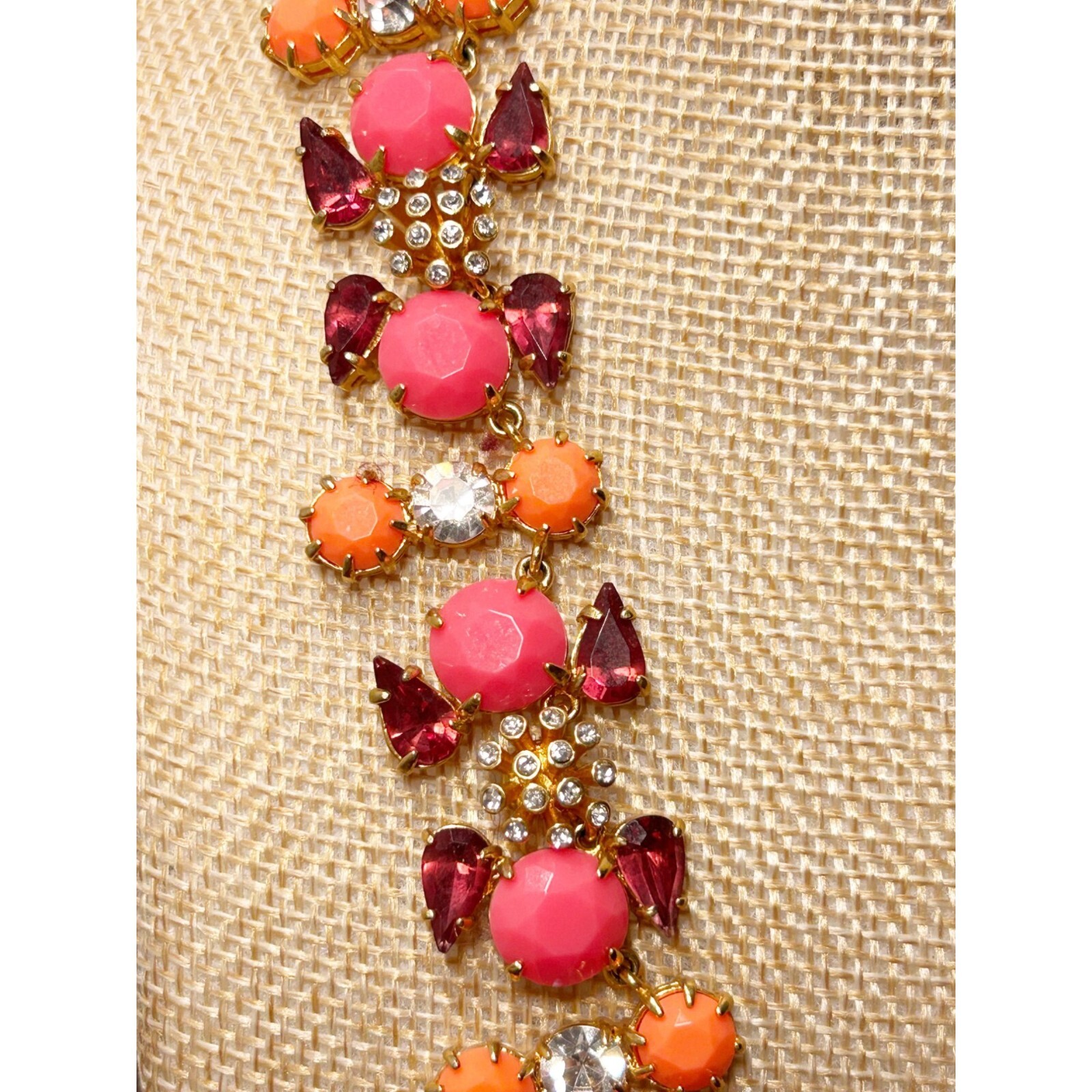 J.Crew Retired Multicolor Statement Necklace/Brac… - image 2