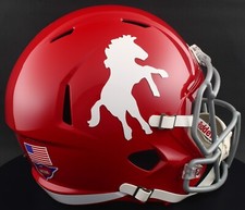 SOUTHERN METHODIST SMU MUSTANGS NCAA Riddell Speed AUTHENTIC Football Helmet