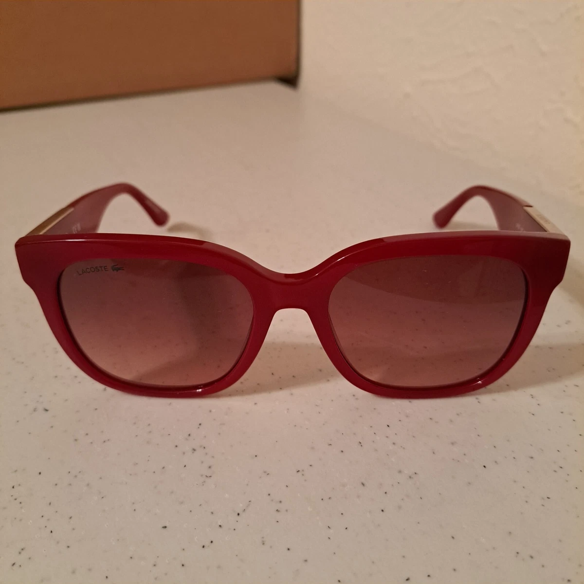 Lacoste Red Sunglasses for Women for sale | eBay display picture 2