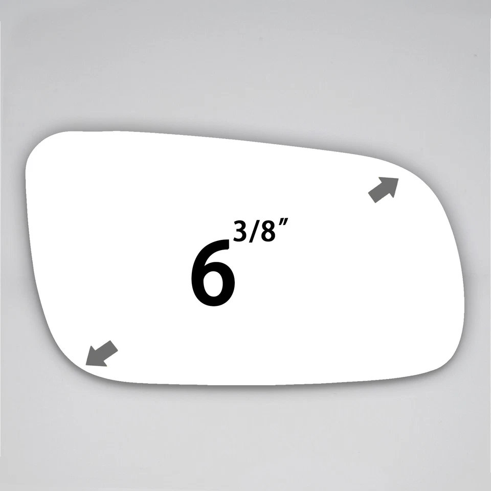 Mirror Glass For 1999-2003 Volkswagen Passat Jetta Golf Passenger Side Right Foto 2 de 4