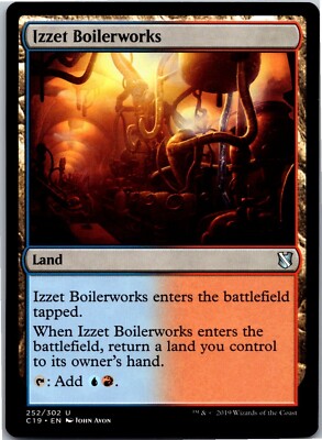 Magic the Gathering Izzet Boilerworks Commander 2019 x1 MTG Free Shipping!