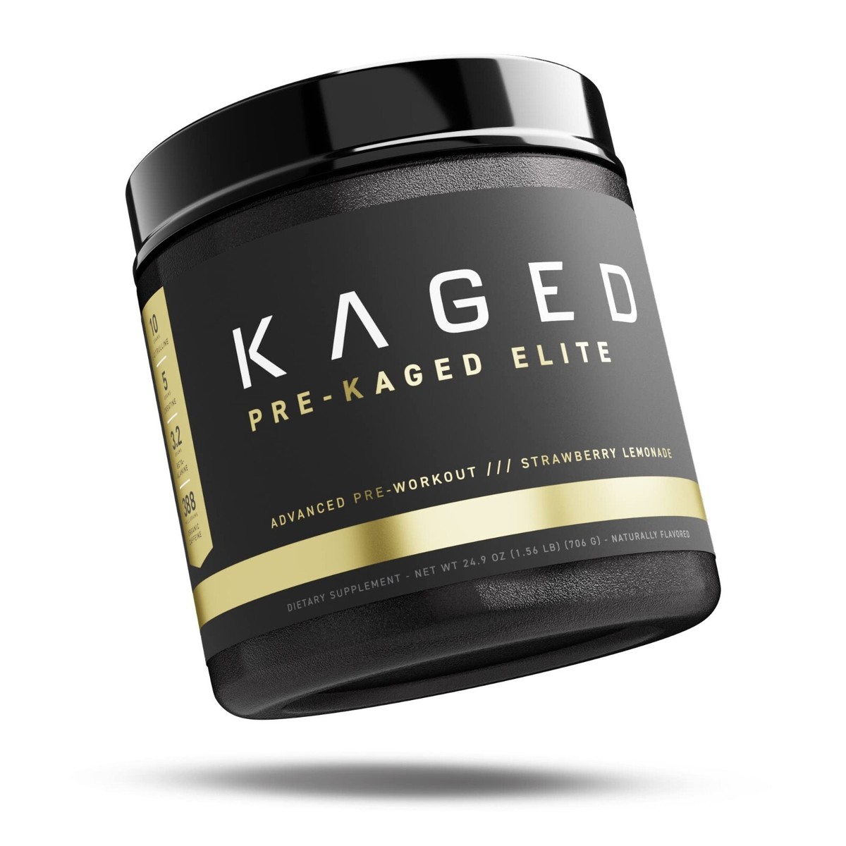 Kaged High Stimulant Pre Workout Powder Strawberry Lemonade Pre