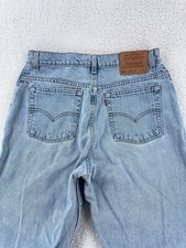 vtg LEVI'S 550 RELAXED FIT TAPERED LEG JEANS WOMEN'S 14 Reg ACTUAL Size 30x30