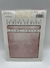 Pantyhose Ultra Sheer Berkshire Queen size 5x-6x Ivory Vintage