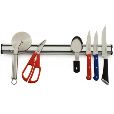 Norpro Aluminum 18'' Magnetic Knife Bar  ~~FREE SHIPPING~~ NEW