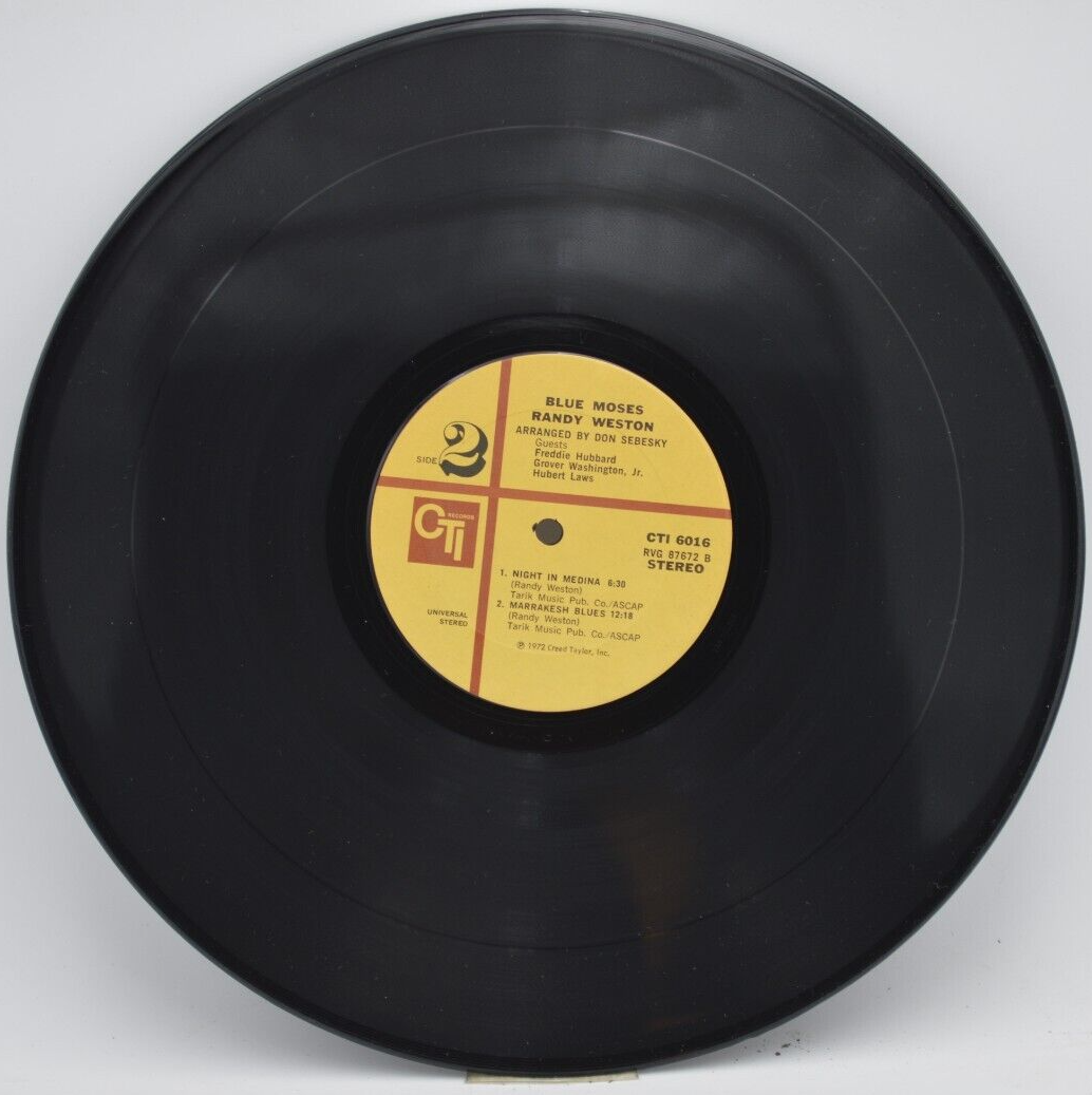 Randy Weston - Blue Moses CTI 6016 Vinyl Record Modal Fusion