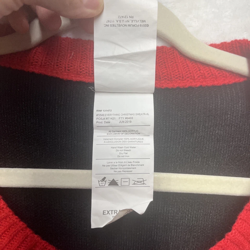 Foro Novedades Iluminar Navidad Suéter XL Feo Suéter Fiesta Festivo Santa Foto 3 de 4