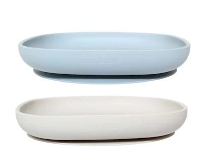 ANA BABY 2er-Pack Silikon Fütterung Saugplatten für Babys und Kleinkinder, BPA-frei