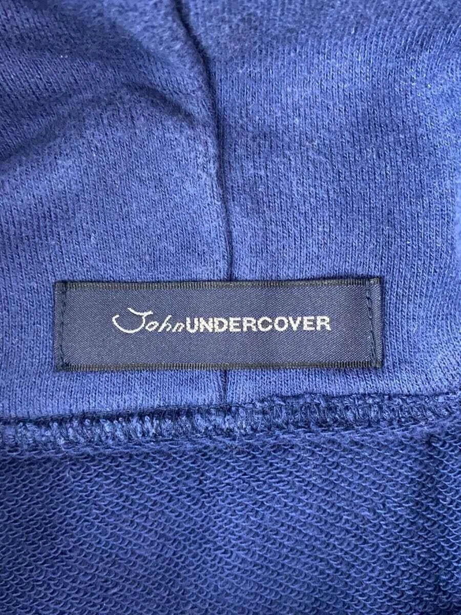 UNDERCOVER Felpa con cappuccio sottocoperta 2 cotone navy JUW4803 1 usata