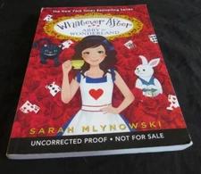 2017 UNCORRECTED PROOF WHATEVER AFTER Abby Wonderland BOOK fiction ARC kids
