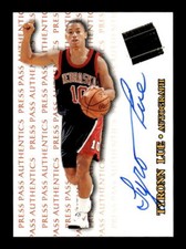 1998 Press Pass Authentics Autographs #19 Tyronn Lue Auto - EXACT SCAN