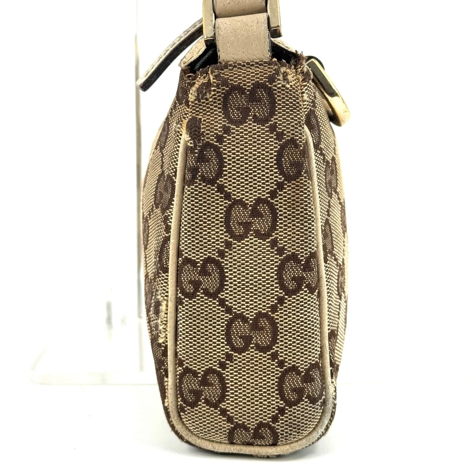 GUCCI Accesorio Bolsa Bolso de Mano GG Lona 145750 Auténtico Foto 4 de 4